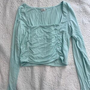Wilfred Light Blue Long Sleeve Blouse